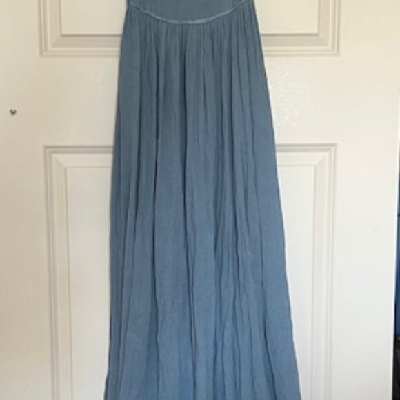 Urban Outfitters - Maxi Blue Summer Dress/Wedding Guest Dress (Sz 8)/M - Picture 4 of 5